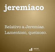 Image result for jeremiaco