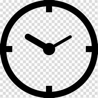 Image result for Time Clock Icon Black Background