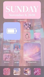Image result for Aesthetic Home Screen Ideas