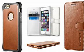 Image result for Leather Gold iPhone 6s Case