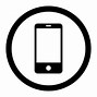 Image result for Mobile Phone Icon White