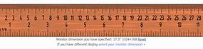 Image result for Online Ruler Actual Size Inches