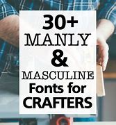 Image result for Masculine Fonts Free