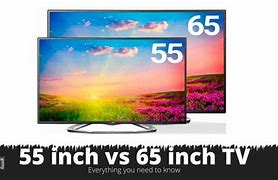 Image result for 55-Inch vs 65 Inch TV
