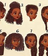 Image result for Black Woman Hairstyle Drawing