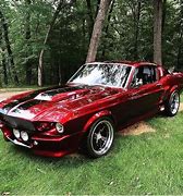 Image result for Mustang Wrap Pics Using Dark Candy Apple Red