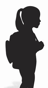 Image result for School Girl Silhouette