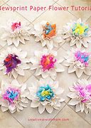 Image result for Small Paper Flower Craft