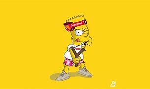 Image result for Supreme Bart Simpson Wallpaper for Desktop