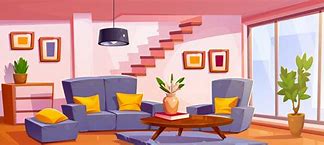 Image result for Simple Living Room Cartoon