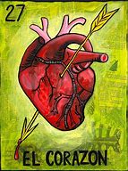 Image result for El Corazon Loteria Images