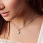 Image result for diamond and white gold letter necklaces