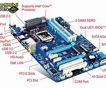Image result for Labelled HD Diagram of Motherboard