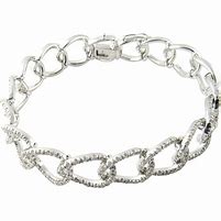 Image result for 18K White Gold Bracelet