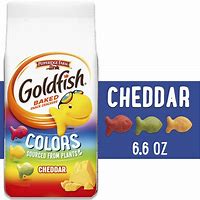 Image result for Goldfish Cheddar Cheese Crackers