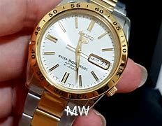 Image result for Seiko 5 Automatic Two Tone