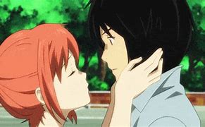 Image result for Anime Kissing Face