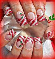 Image result for Christmas Acrylic Nail Art Designs