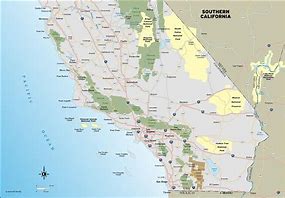 Image result for California Coast Map
