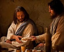 Image result for Jesus Gives Bread to Disciple