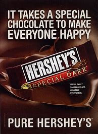Image result for Hershey's Chocolate Advertising
