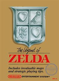 Image result for Legend of Zelda NES Case
