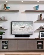 Image result for Floating Shelves Living Room TV