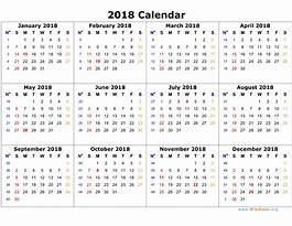 Image result for 2018 Weekly Calendar Template