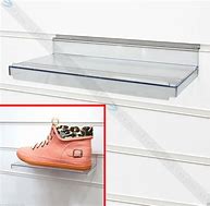 Image result for Slat Wall Boot Shelves