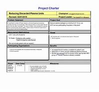 Image result for Hospital Charter Project Template