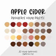 Image result for Apple Cider Color Palette