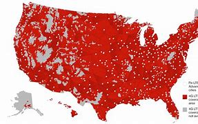 Image result for Verizon Signal Map vs T-Mobile