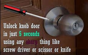 Image result for How to Unlock a Room Door
