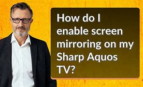 Image result for AQUOS Sharp TV Mirror Screen
