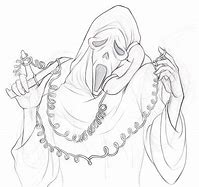 Image result for Scream Ghostface Outline
