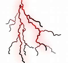 Image result for Red Lightning Bolt Transparent