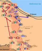 Image result for Battle of El Alamein Map