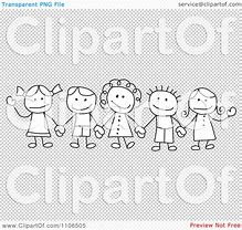 Image result for Ethnic Kids Clip Art Black and White