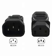 Image result for C13 vs C14 Power Cord