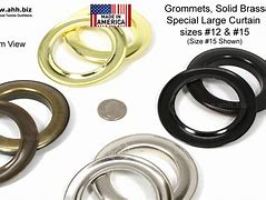 Image result for Metal Curtain Grommets