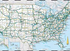 Image result for Most Updated Map of United States with Roads