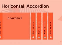 Image result for Horizontal Accordion