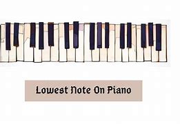 Image result for Lowest Note On Piano Sheet Music