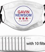 Image result for Gavin Newsom Masks
