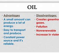 Image result for Pros and Cons of Using Oil