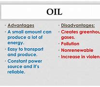 Image result for Oil Pros and Cons