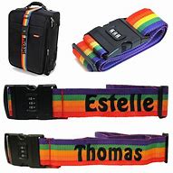 Image result for Luggage Straps with Name