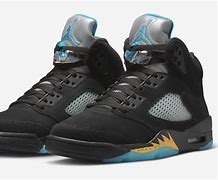 Image result for Jordan 5 Aqua Back