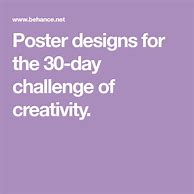 Image result for 30-Day Poster Design Challenge