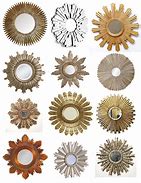 Image result for Small Gold Mirrors for Wall Decor